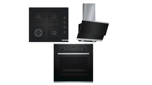 Bosch 3lü (HBF234EB0T-POP6C6P30O-DWK065G60T)Ankastre Set ürün görseli 1