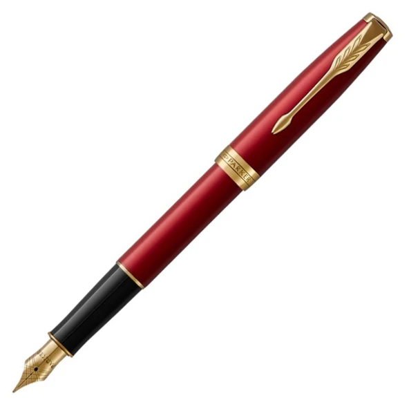 Parker Dolma Kalem Sonnet Lake Kırmızı Gt F Uç 1931473 ürün görseli 1