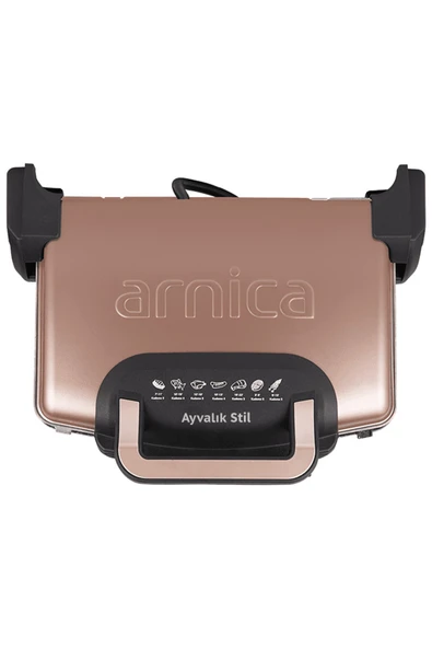 Arnica Ayvalık Stil GH26261 Tost Makinesi Rose ürün görseli 1
