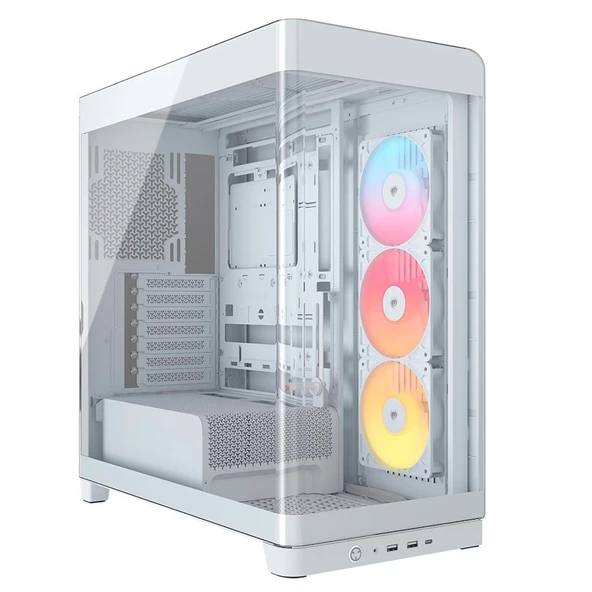 CORSAIR FRAME 4500X RS-R ARGB Fanlı Panoramik Camlı Beyaz Mid-Tower CC-9011315-WW Bilgisayar Kasası ürün görseli 1