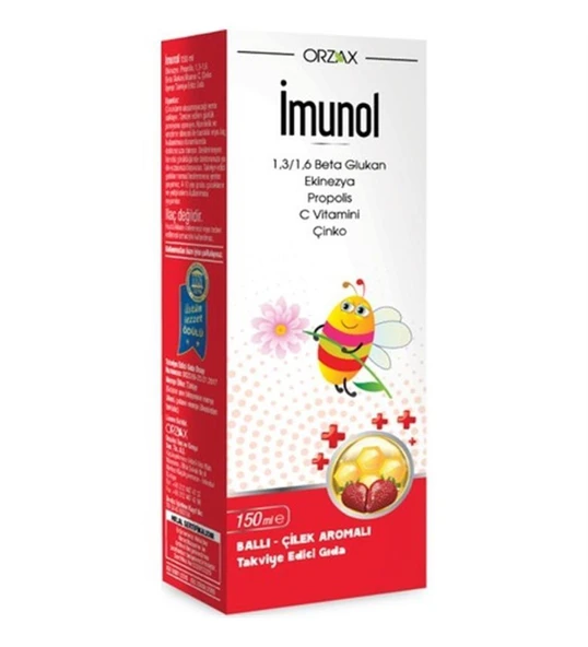 Orzax İmunol Şurup 150 Ml - SKT: 10/2027 ürün görseli 1