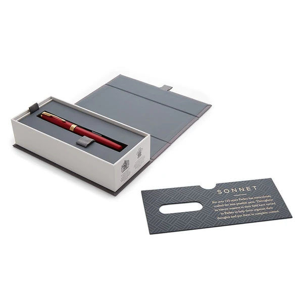 Parker Roller Kalem Sonnet Lake Kırmızı GT 1931475 ürün görseli 1