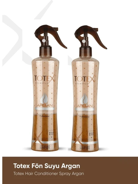 Totex Fön Suyu Argan 400 ml X 2 Adet ürün görseli 1