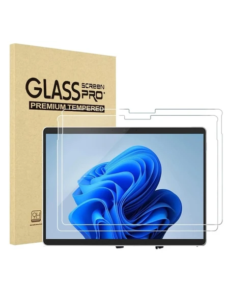MİCROSOFT Surface Pro X/8/9 ProCase 2 Paket Pro 9 2022 Pro 8 2021 13'' 9H Ultra İnce Temperli Cam Ekran Koruyucu ürün görseli 1