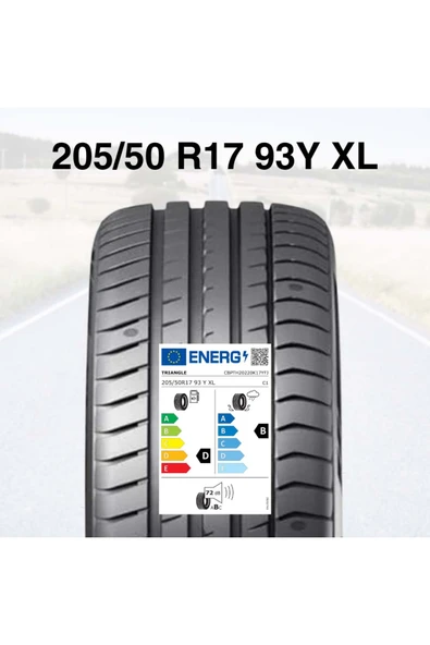 TRIANGLE 205/50 R17 93Y XL Triangle EffeXSport TH202 Yazlık Lastik 2024 Üretim (1 ADET) ürün görseli 1