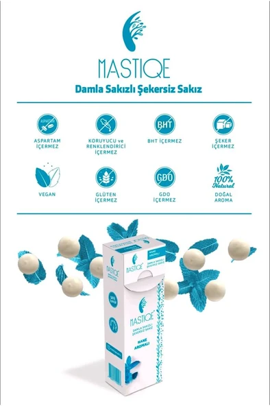 Mastiqe Doğal Nane Aromalı Sakız 20 GR ürün görseli 1