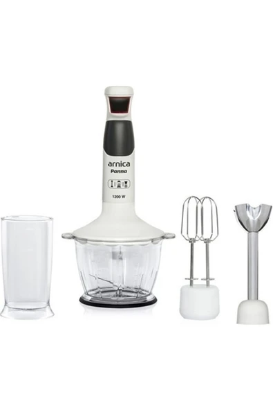 Arnica Panna Gh21561 El Blender Seti Beyaz ürün görseli 1