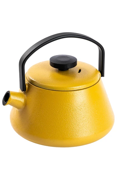 Brabantia BRB-T-TIME MUSTARD YELLOW DEMİR DÖKÜM DEMLİK ürün görseli 1