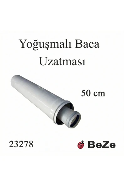 BEZE Yoğuşmalı Kombi Baca Uzatması 100 CM - 50 CM / Tüm Kombilerle Uyumlu ürün görseli 1