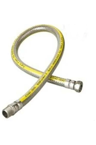Doğalgaz Ocak Fırın Flexi Ocak Hortumu 125cm 1/2 - 1/2 ürün görseli 1