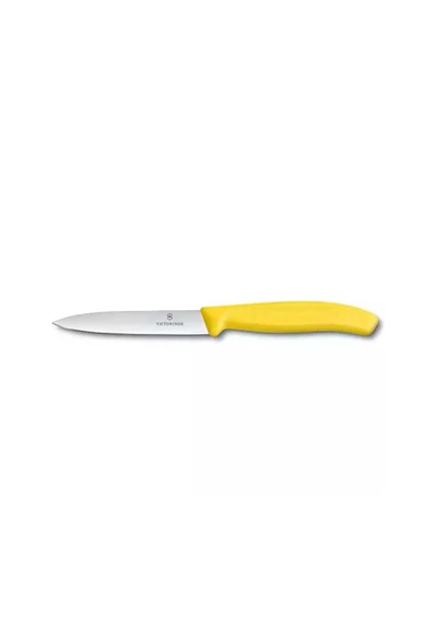 Victorinox 6.7706.L118 10cm Sarı Düz Soyma Bıçağı ürün görseli 1