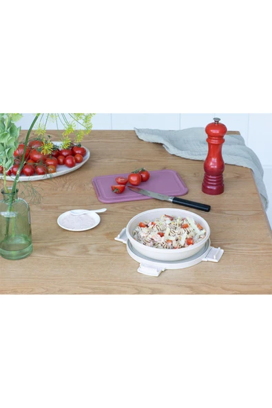 Brabantia 004-01-MAKE TAKE LIGHT GREY PLASTİK YEMEK TAŞIMA TABAĞI 1L ürün görseli 1