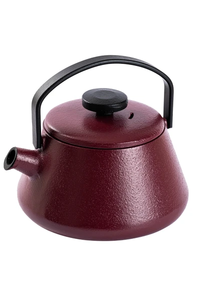 Brabantia T-TIME AUBERGINE RED DEMİR DÖKÜM DEMLİK ürün görseli 1