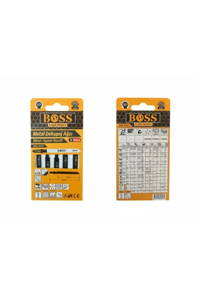 BOSS Metal Dekupaj Testere Ağzı ürün görseli 1