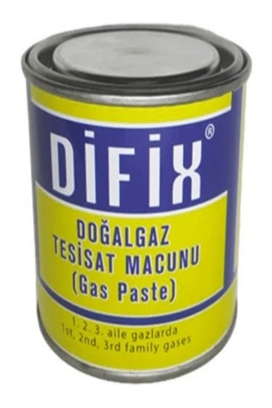 DİFİX Difix Doğalgaz Macunu Gaz Tesisat Macunu Hakwhite Ilaci 300 gr Tesisat Malzemeleri ürün görseli 1