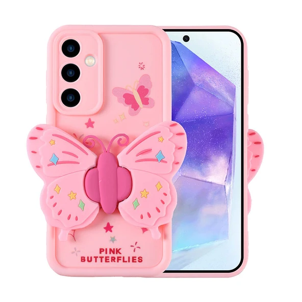 Galaxy A35 Kılıf Kamera Korumalı Figürlü Tasarım Silikon Kapak ürün görseli 1