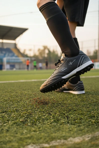 Enoch Profesyonel Dikişli Panel Detaylı Halı Saha Ayakkabısı ürün görseli 1