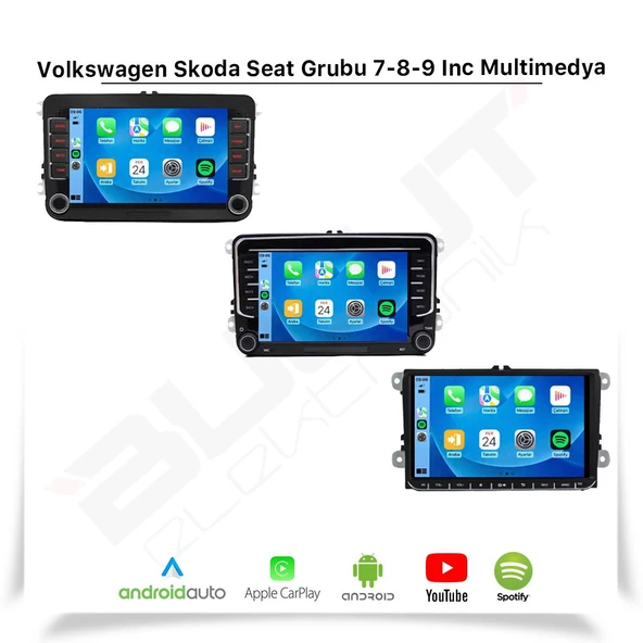 Volkswagen Grubu 7 İnç Android Multimedya 2 GB RAM 32 GB Hafıza 4 Çekirdek Soundway ürün görseli 1