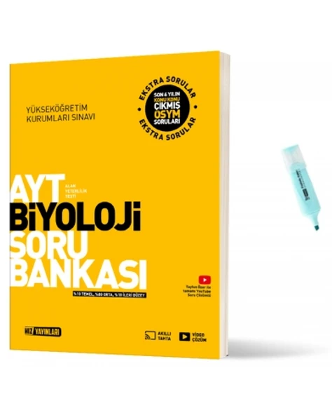 AYT Biyoloji Soru Bankası ürün görseli 1