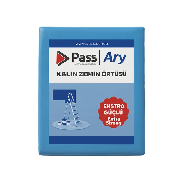 Pass Ary Ekstra Güçlü Kalın Zemin Boya Koruma Örtüsü 50 m² (4 × 12,5 m) ürün görseli 1