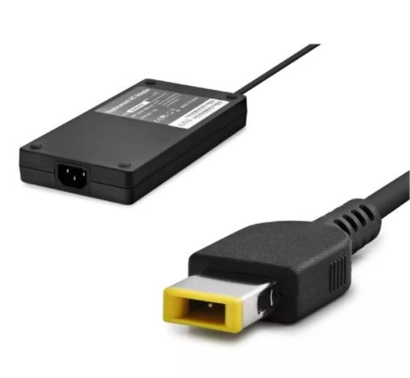 Hadron GXHH6 LENOVO - IBM Uyumlu 20V 11.5A 230W Laptop Adaptörü (Usb Tip Sarı Kare Uç) Siyah ürün görseli 1