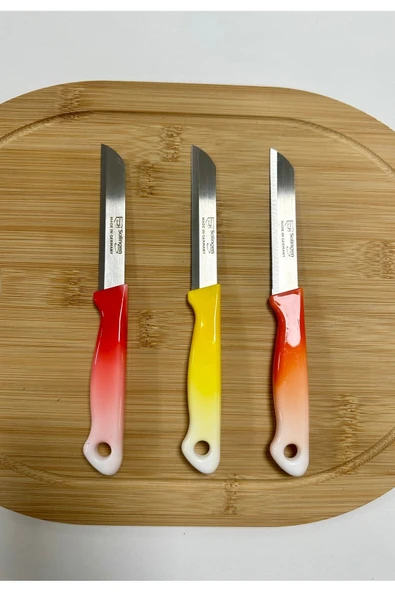 Solingen Slg-21 3.lü Eco Ebruli Meyve Bıçağı - Resim 2
