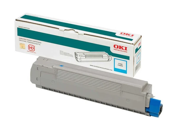 OKI 47095703 TONER-C-C824-C834-C844-5K MAVİ TONER 5000 SAYFA ürün görseli 1