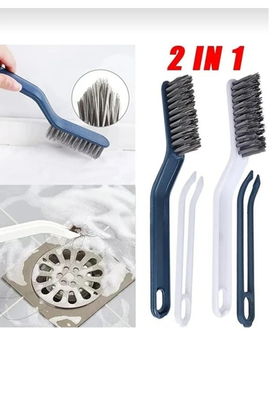 2 In 1 Çok Amaçlı Temizlik Fırçası Ve Cımbız Seti – Mutfak Ve Banyo Temizliği Için Pratik Çözüm ürün görseli 1