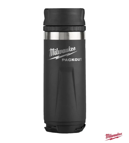 Milwaukee Packout Termos Bardak 532 ML Siyah 4932493474 ürün görseli 1