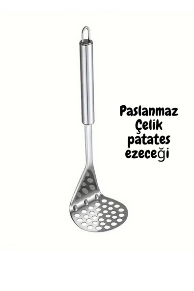 Paslanmaz çelik patates ezici L tipi eğimli - Resim 2
