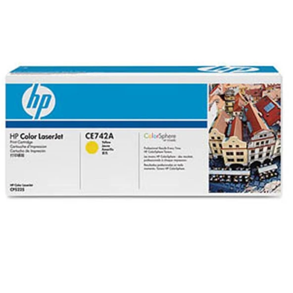 HP 307A Yellow Sarı 7.300 Sayfa Toner CE742A ürün görseli 1