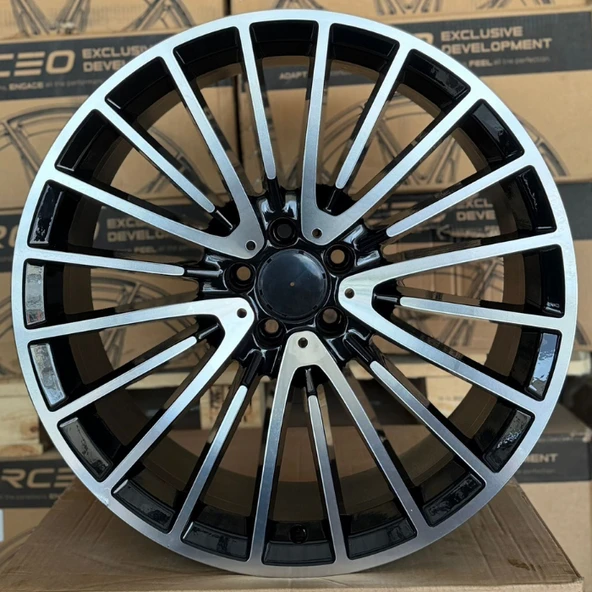 5*112*21*9.0-10.0 ET34-48 CH66.6 RC348-347 BLACK DİAMOND MERCEDES JANT * ürün görseli 1