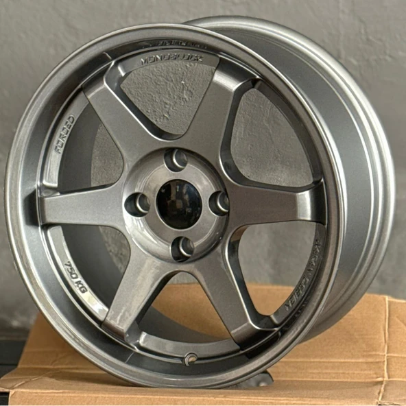 4*108*16*7.0 ET25 CH65.1 HYPER SİLVER TE37 JANT * - Resim 2