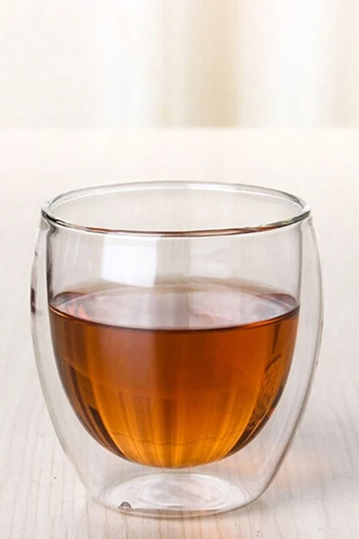 Yeni Tasarım Çift Cidarlı Bardak 250 ml ürün görseli 1