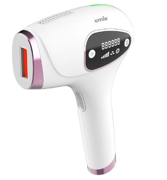 Umie IPL98 Beyaz 3 Başlık 9 Hız Kademeli IPL Lazer Epilasyon Cihazı 1 Milyon Atım Buzlu Quartz Tüp ürün görseli 1