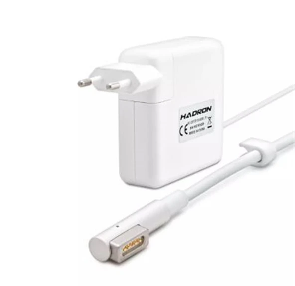 Hadron HD797 APPLE Uyumlu 18.5V 4.6A 85W Laptop Adaptörü (L Tip) Beyaz ürün görseli 1