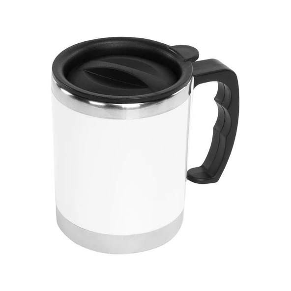 S-link SL-TM1978 Beyaz 330ML Iç 304 Dış 201 Paslanmaz Çelik Kupa ürün görseli 1