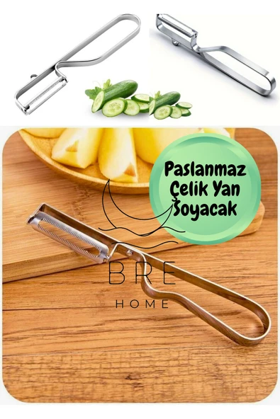 Paslanmaz çelik yan soyacak domates patates paring aleti ürün görseli 1