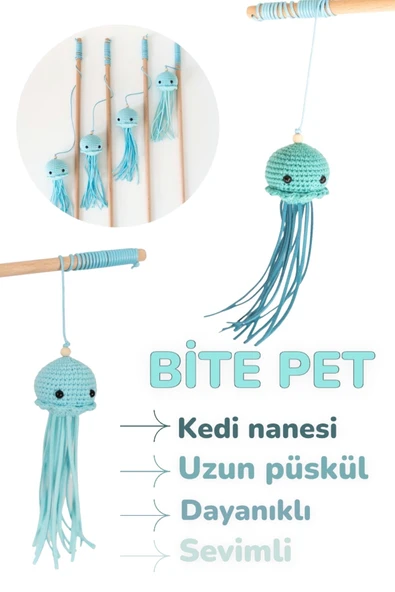 bite pet KEDİ OLTASI AHTAPOT KEDİ NANELİ ürün görseli 1