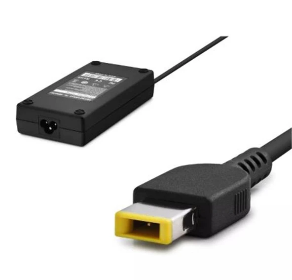 Hadron GXHH2 LENOVO- IBM Uyumlu 20V 8.5A 170W Laptop Adaptörü (Usb Tip Sarı Kare Uç) Siyah ürün görseli 1
