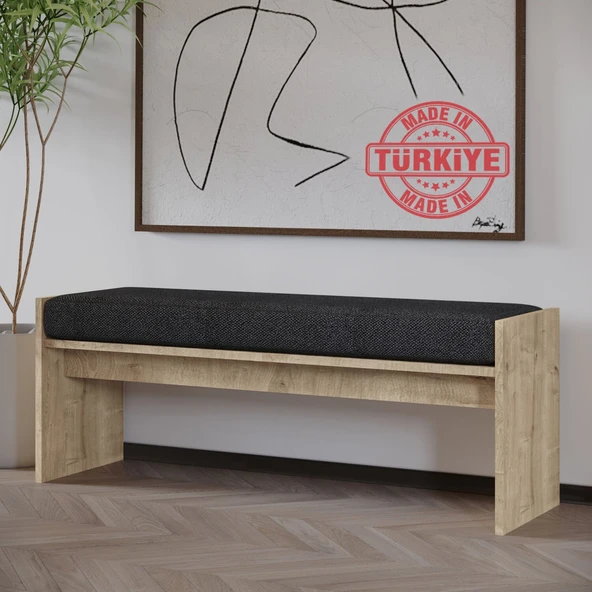Pearl Bench – Modern Tasarım Antre, Mutfak, Yatak Odası, Balkon Oturma Bankı, Kolay Kurulum  SAFİR MEŞE ürün görseli 1