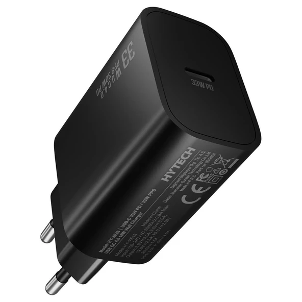 Hytech HY-XE48 Type USB-C 30W PD - 33W PPS Hızlı Ev Şarj Adaptörü ürün görseli 1