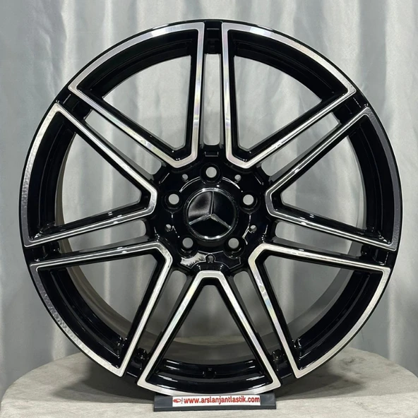 5*112*19*8.0-9.0 ET50-52 ÖN ARKA 19266 BLACK DİAMOND MERCEDES JANT ürün görseli 1