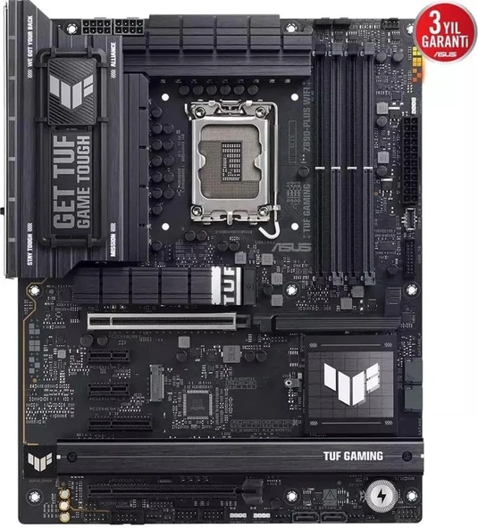 Asus Tuf Gaming Z890-PLUS WIFI Intel Z890 LGA1851 DDR5 Anakart ürün görseli 1
