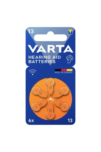 Varta İşitme Cihazı Pili No: 13 6'lı ürün görseli 1