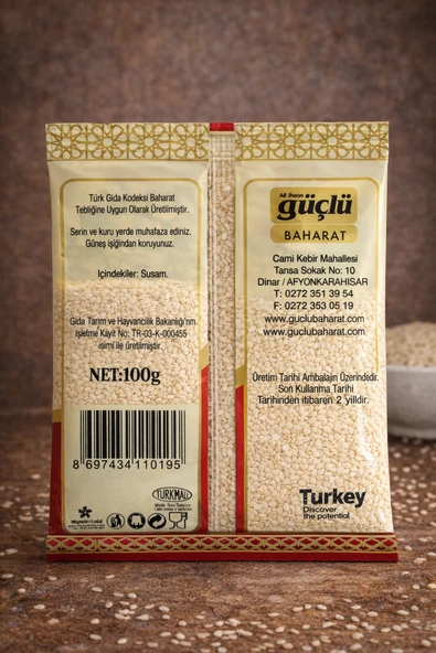 GÜÇLÜ Baharat Susam 100 Gr. - Resim 2
