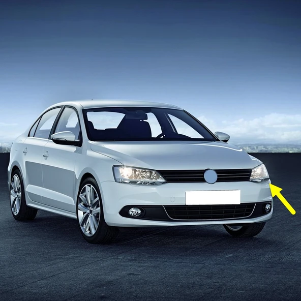 VW Jetta 2011-2014 Far Yıkama Pompası Jeti Sol Ön 5K0955978A ürün görseli 1