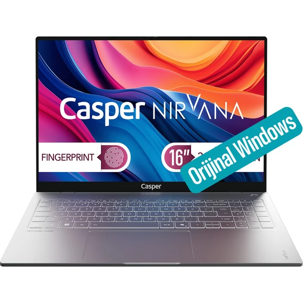 Nirvana S100 300NIT i7-13620H 32GB DDR5 1TB SSD 16" W11H Laptop S100.1362-DF00A-G-F ürün görseli 1
