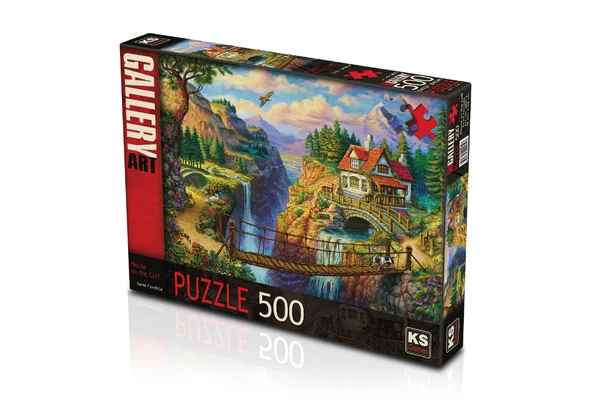 KS Puzzle 500 Parça House On The Cliff ürün görseli 1