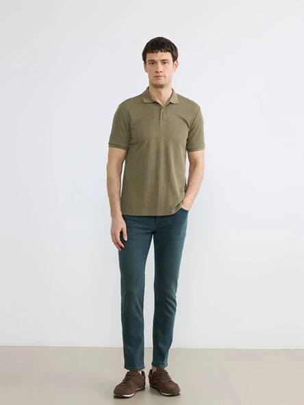 LCW Jeans Yeşil 750 Slim Fit Erkek Jean Pantolon ürün görseli 1